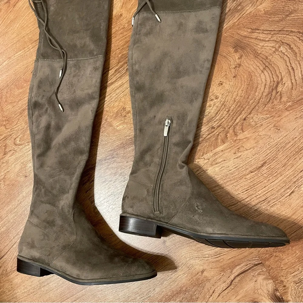 NWOB Marc Fisher Tan Knee High Tall Boots Size 6.5